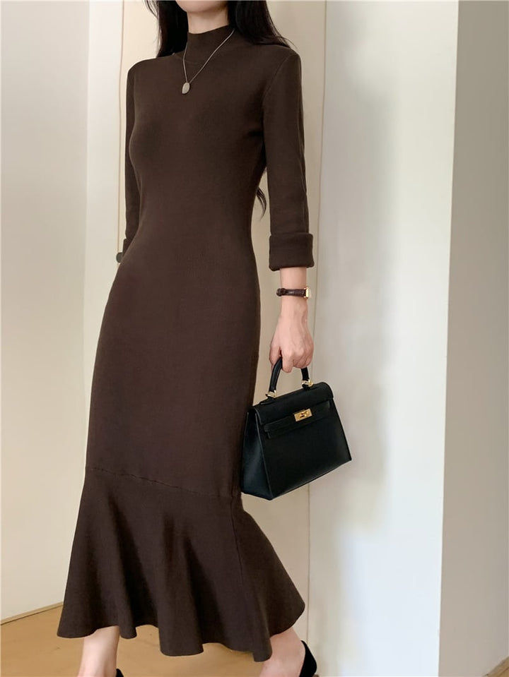 【dress】マーメイドニットワンピース　M26996