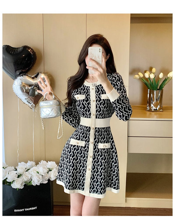 【dress】ニットワンピース　M28360