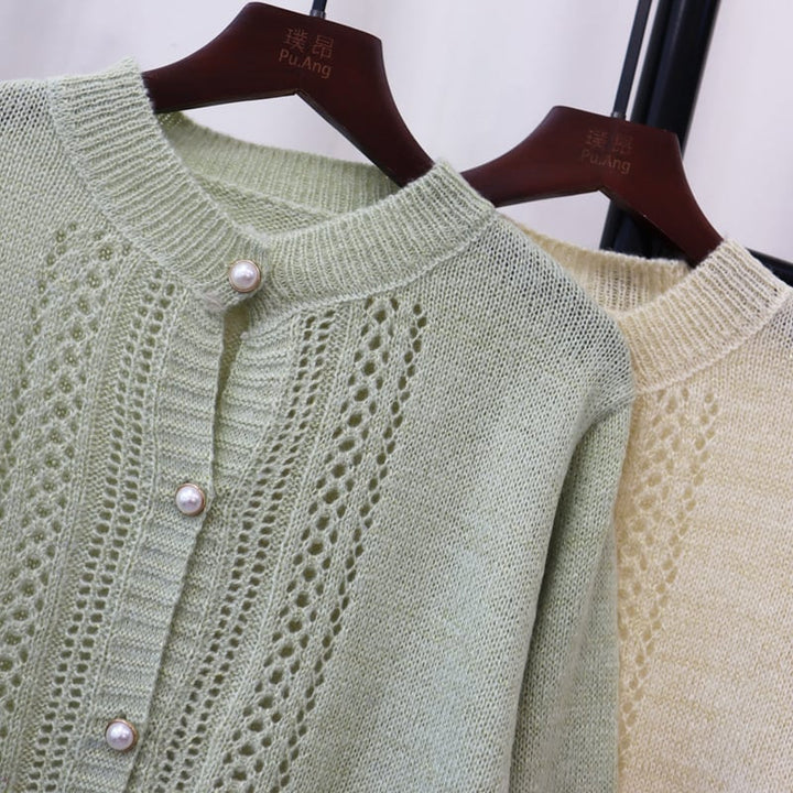 【outer】ニットカーデ　M25738