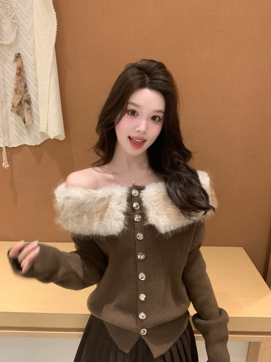 【tops】オフショルファートップス  K0647