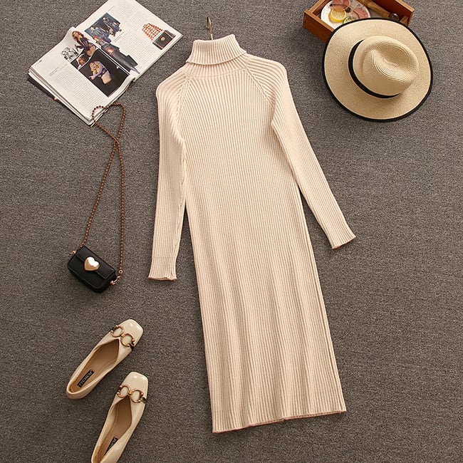 【dress】ハイネックワンピース　M19331