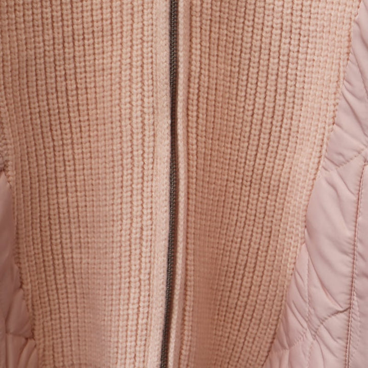 【outer】ファスナー切り替えニットカーデ　M26293