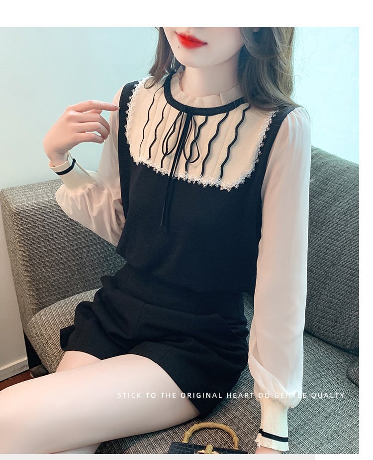【tops】チュールシャツトップス　M20997