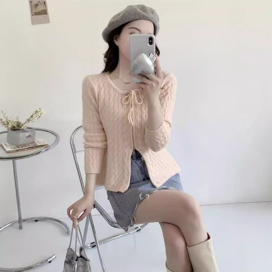 【outer】ニットカーデ　M25907