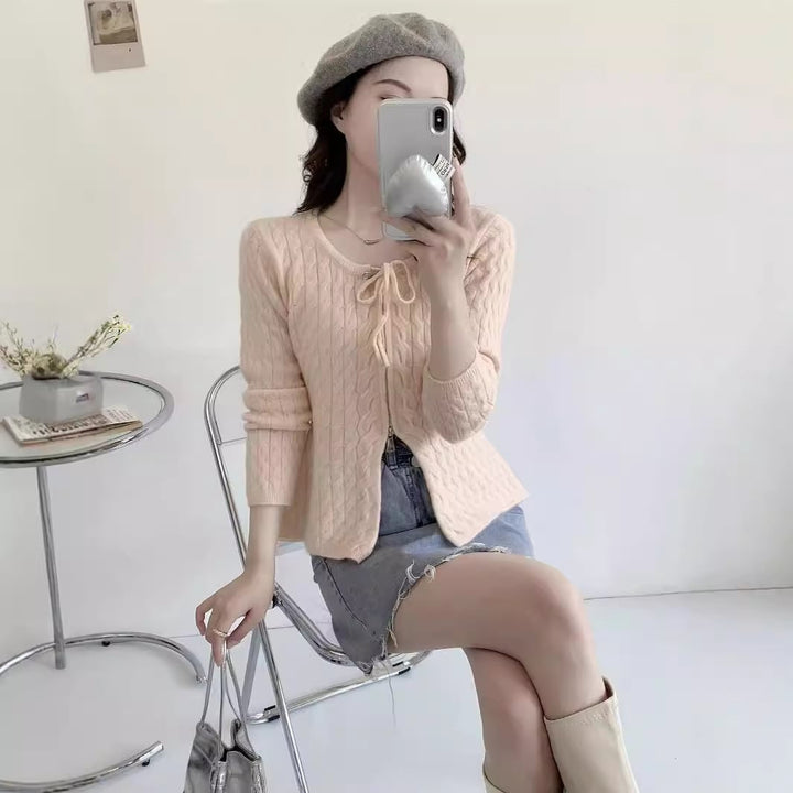 【outer】ニットカーデ　M25907