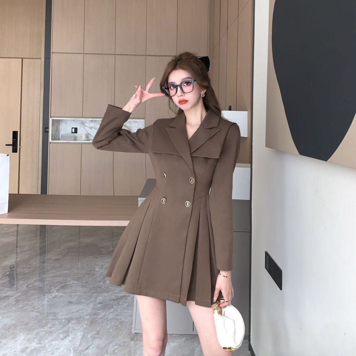 【dress】ダブルボタンワンピース　M18968