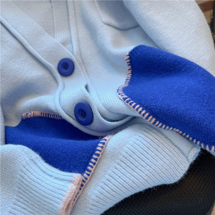 【outer】Vネックニットカーデ　M18388
