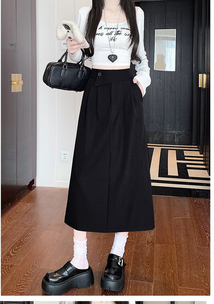 【bottoms】ロング丈スカート　M29357