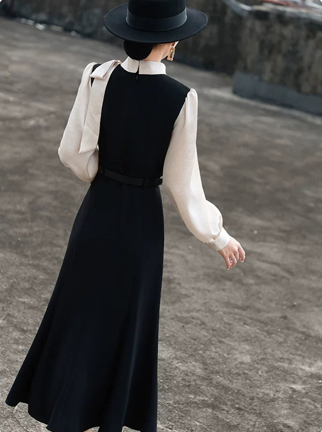【dress】ドッキングマーメイドデートワンピース　N2955