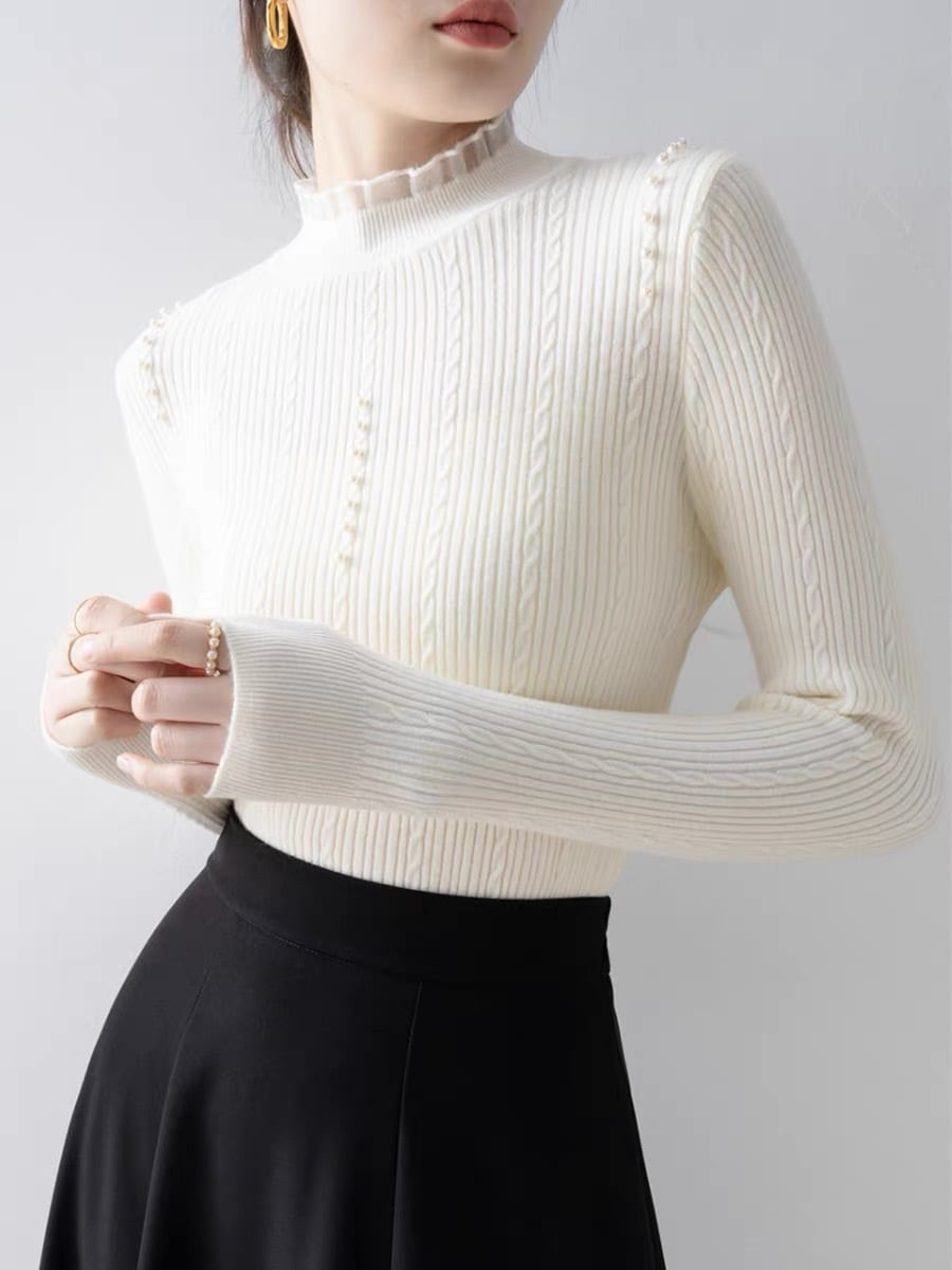【tops】ニットトップス　M26784