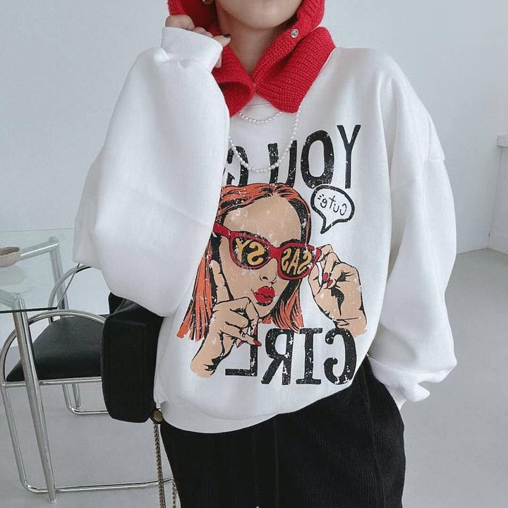 【tops】プリントプルオーバー　M27096