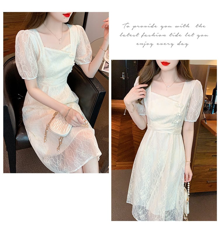 【dress】知的で品の良い♡エレガントデートワンピース　M17295