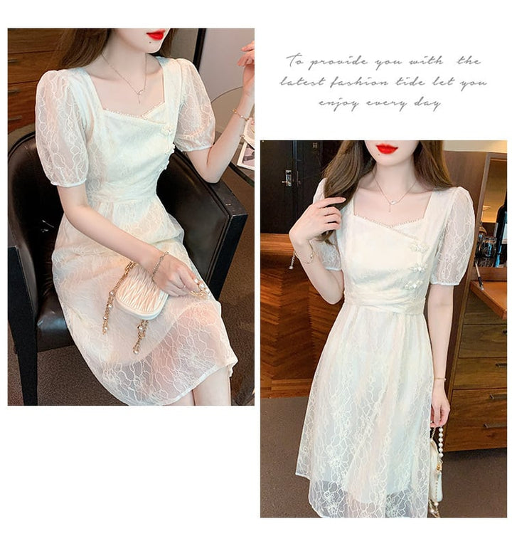 【dress】知的で品の良い♡エレガントデートワンピース　M17295