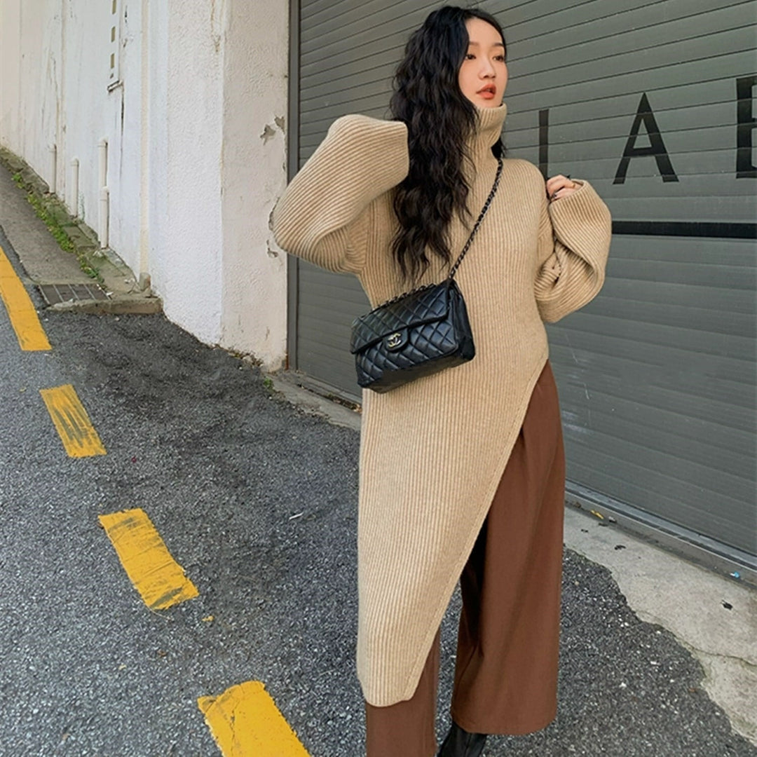 【dress】ハイネックニットワンピース 　N2270