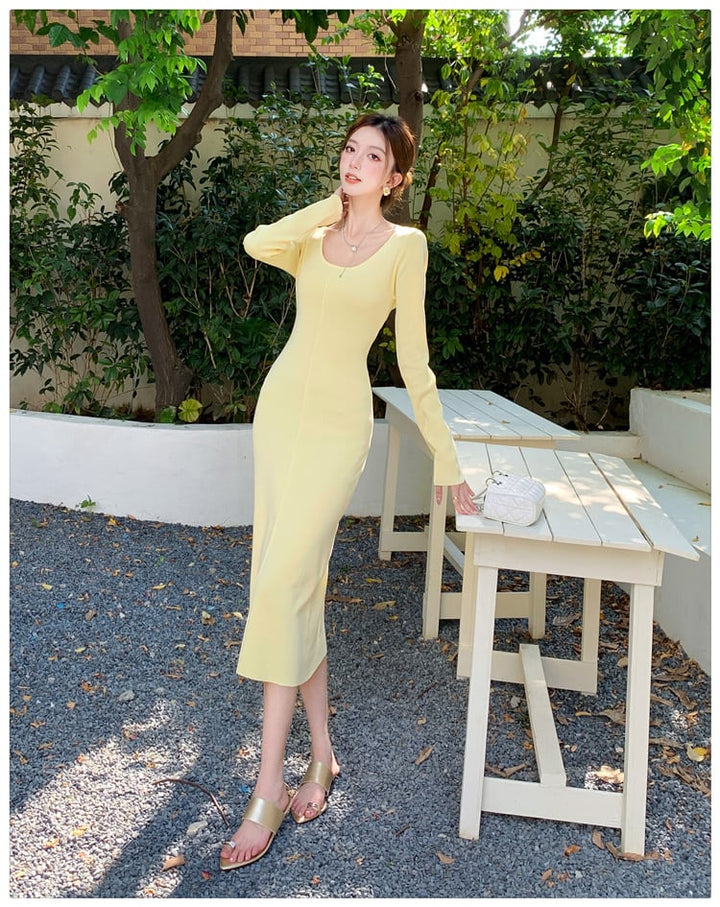 【dress】ニットワンピース　M25606