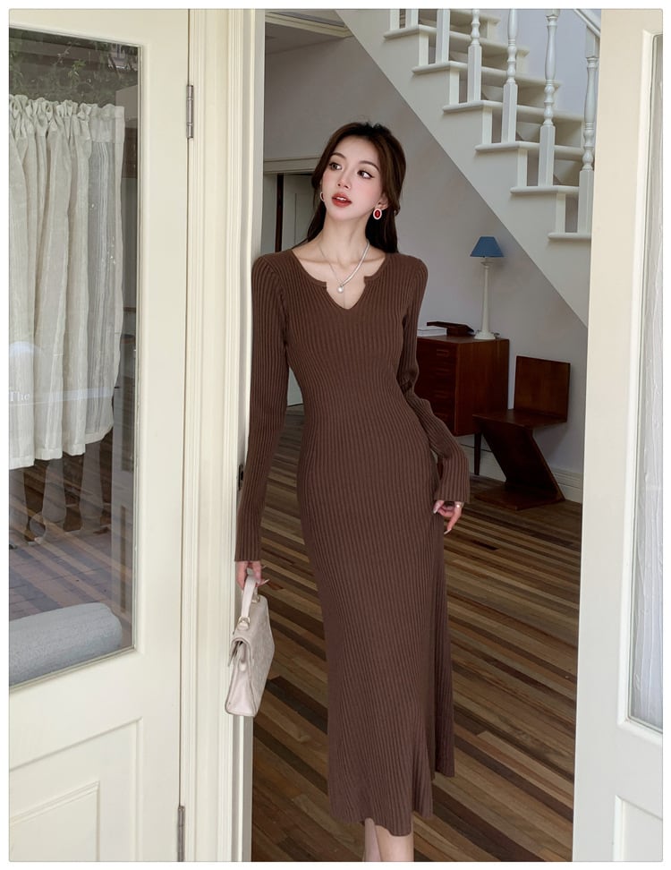 【dress】ニットワンピース　M25660