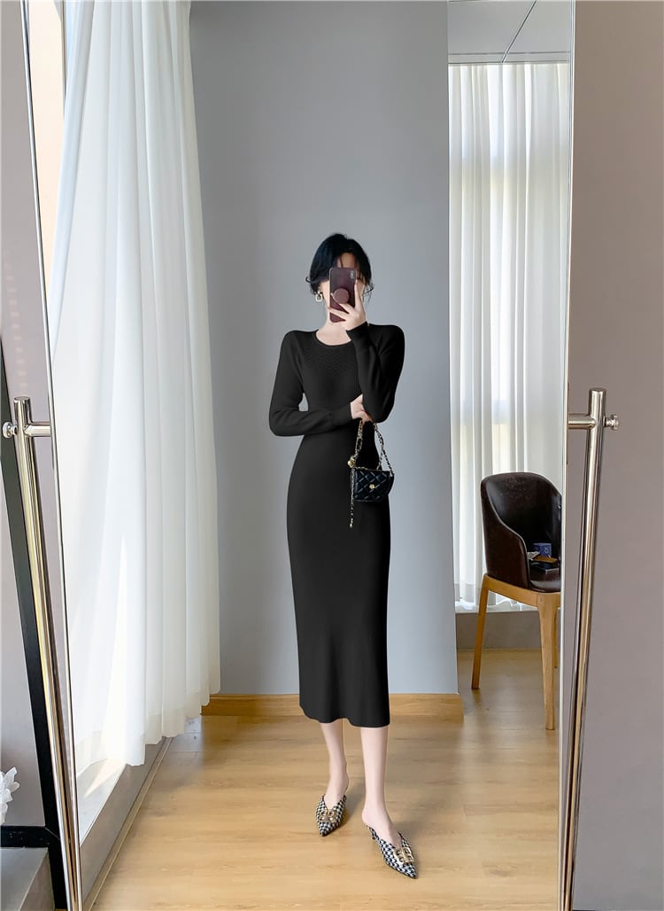 【dress】ニットワンピース　M26187
