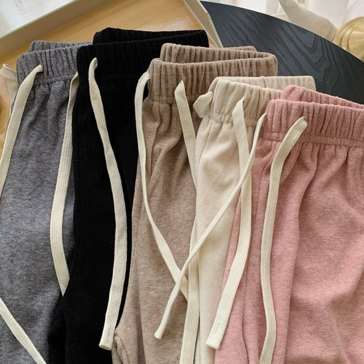 【bottoms】ニットワイドパンツ　M26520