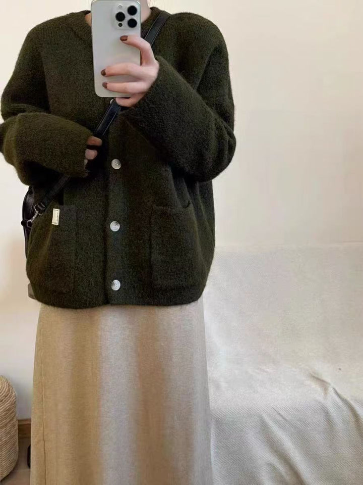 【outer】ニットカーデ　M26777