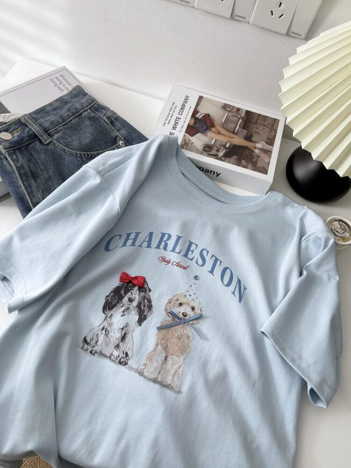 【tops】カートゥーンTシャツ　M29929