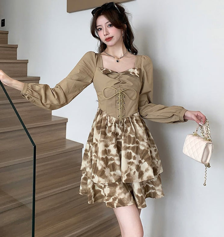 【dress】美感いっぱい✿ ✿ファッションデートワンピース　M17227