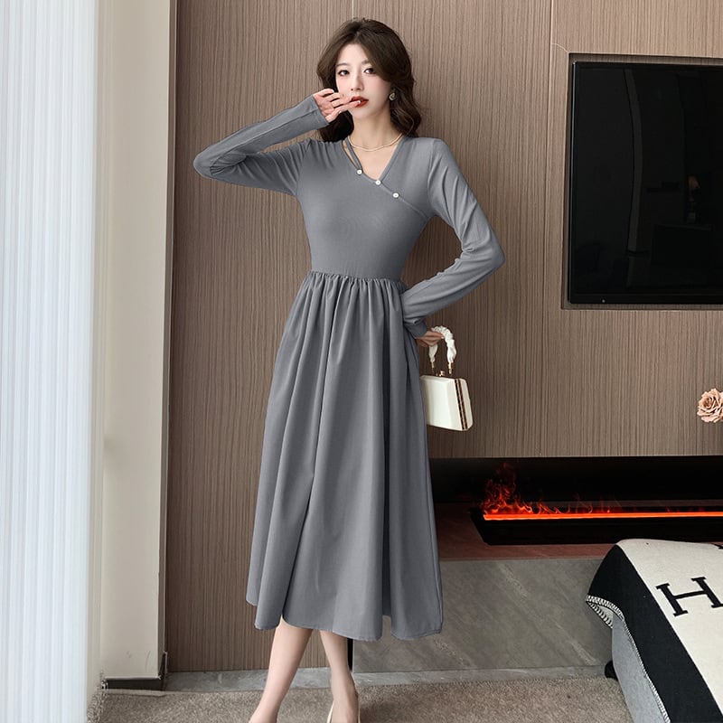 【dress】絶対欲しい ファッションシンプルワンピース　M17322
