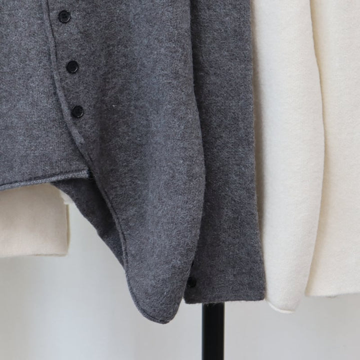 【outer】ボタンデザインニットカーデ　M26851