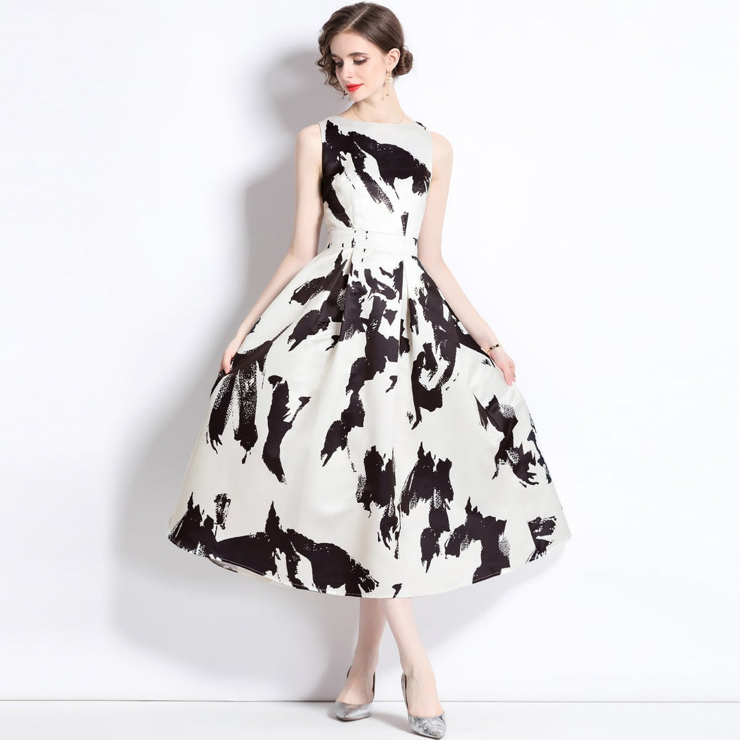 【dress】人気上昇中 ファッションノースリーブワンピース　M17449