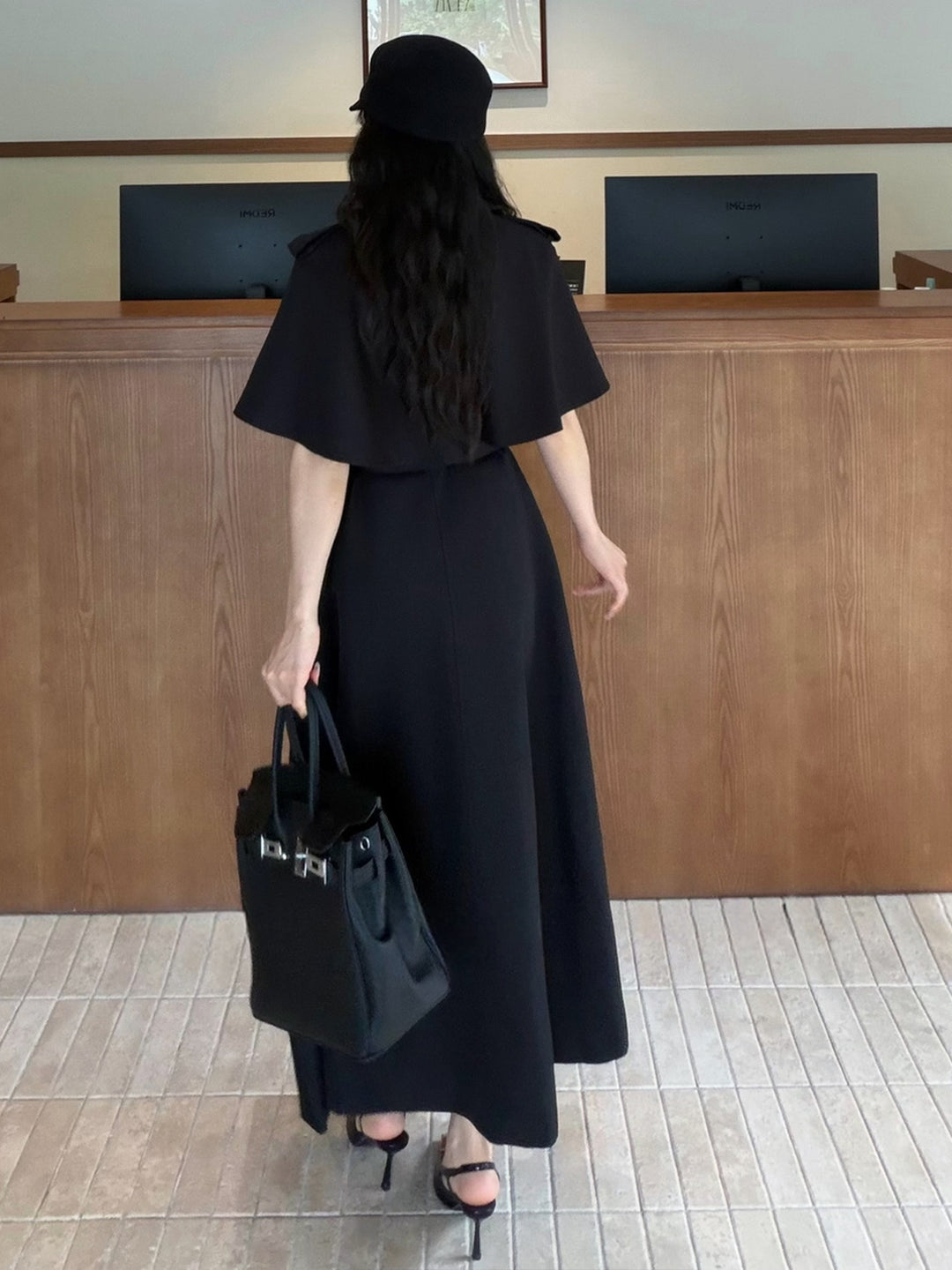 【outer】2色展開ロングコート Q9068