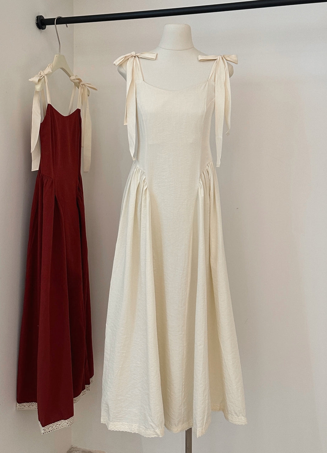 【dress】Aラインロングキャミワンピース Q9112