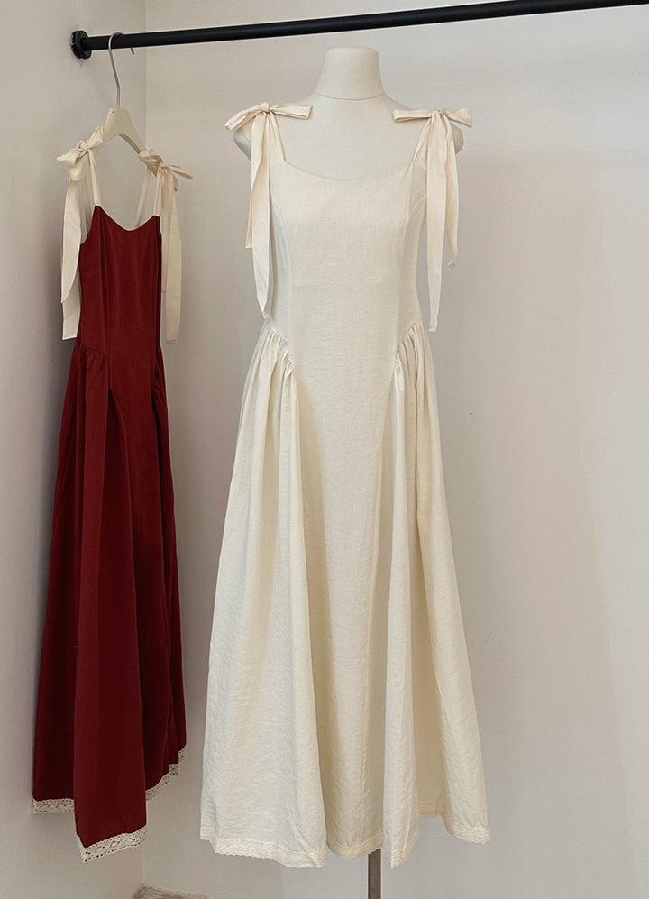 【dress】Aラインロングキャミワンピース Q9112
