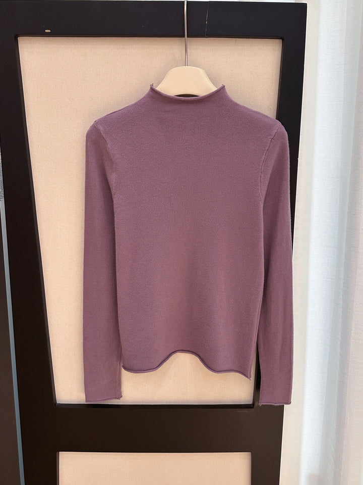 【set】ベルベットロングワンピース×ハイネックトップスセット Q9244