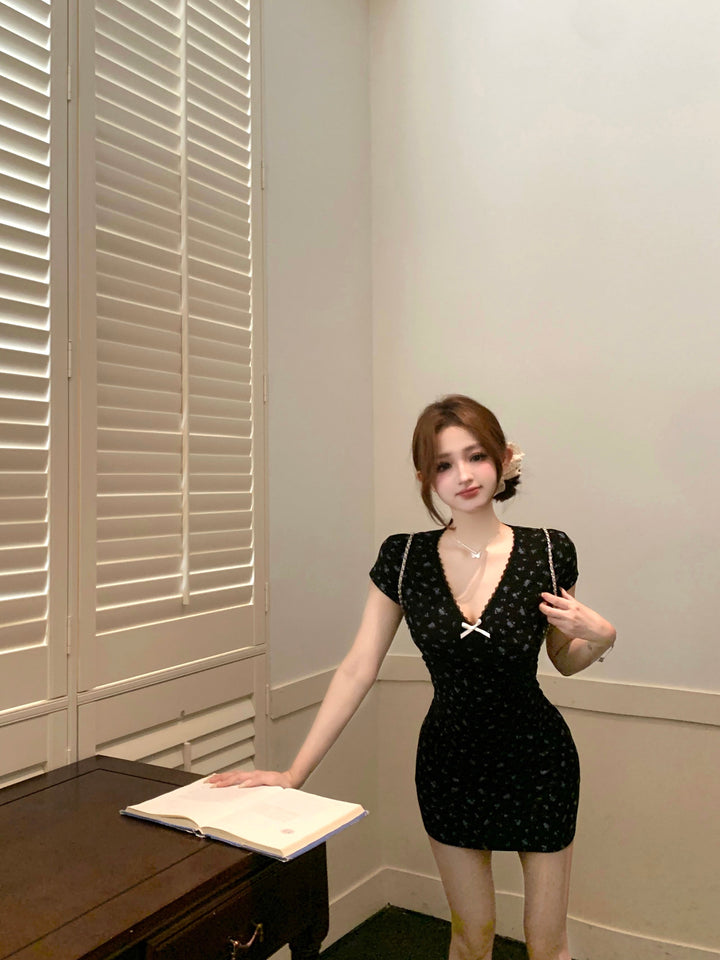 【dress】花柄ワンピース　M24082