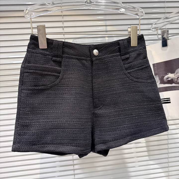 【bottoms】2色展開ショートパンツ Q7448