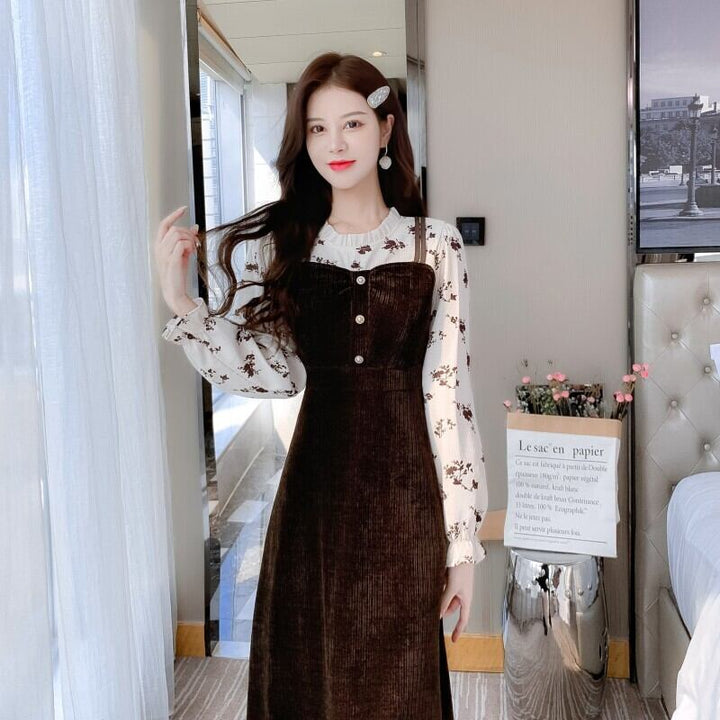 【dress】ドッキングデートワンピース　M18860