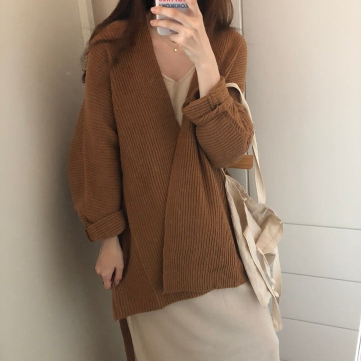 【outer】ニットカーデ　M27099