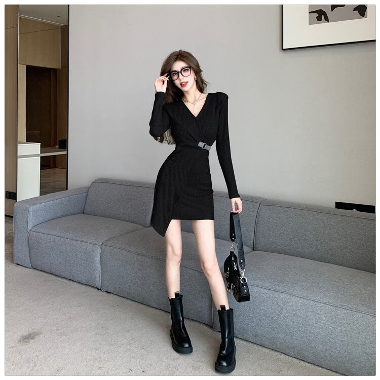 【dress】ニットワンピース　M18563