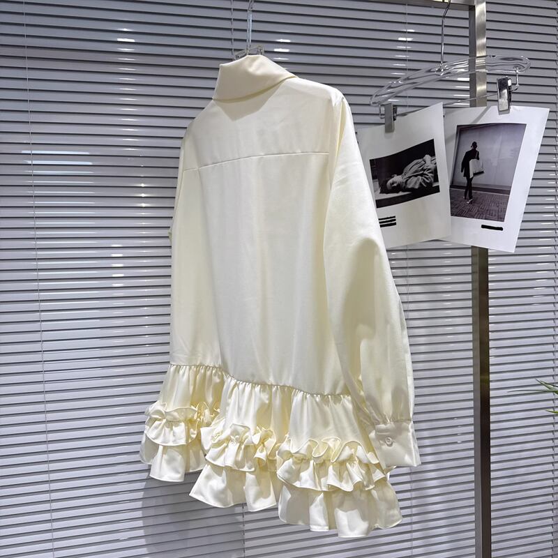 【tops】フレアシャツ Q7899