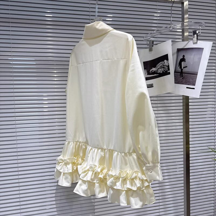 【tops】フレアシャツ Q7899