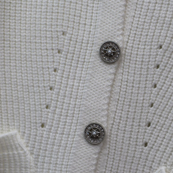 【outer】クルーネックニットカーデ　M27599
