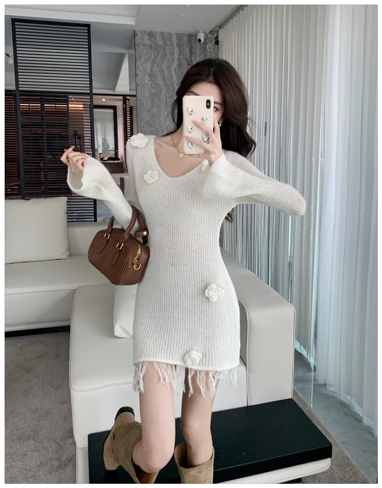 【dress】ニットワンピース　M26590