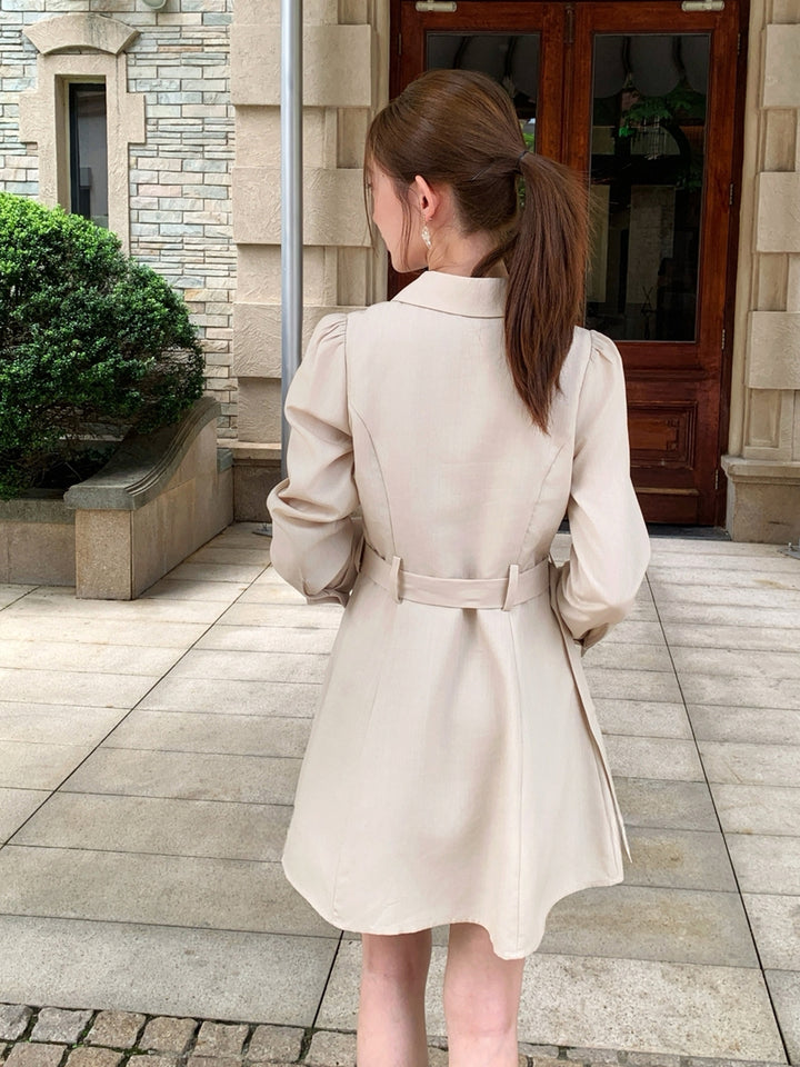【dress】ベルト付きワンピース Q8964
