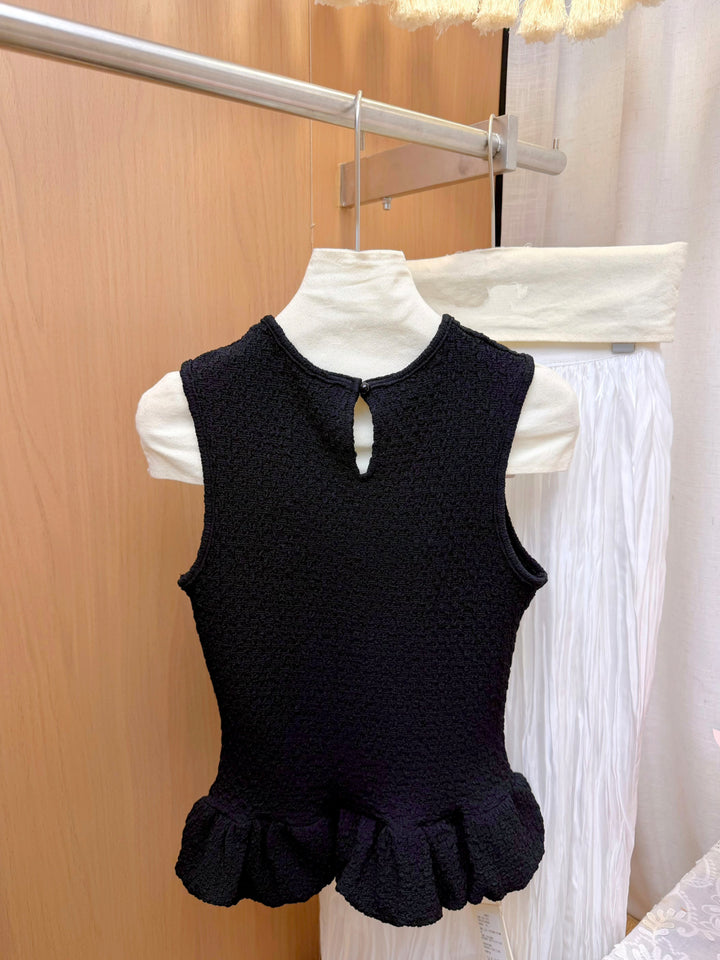 【set】ノースリーブトップス×ロングスカートセット Q8682