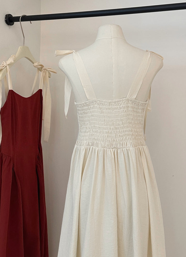 【dress】Aラインロングキャミワンピース Q9112