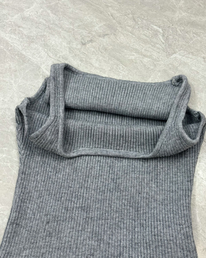 【set】ニットキャミソール×ミニスカートセット Q8703