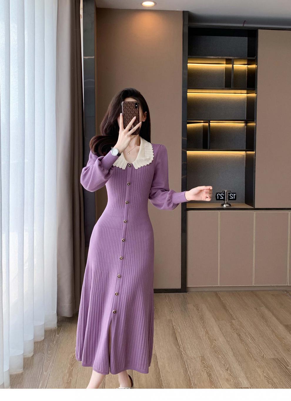【dress】ニットワンピース　M25691