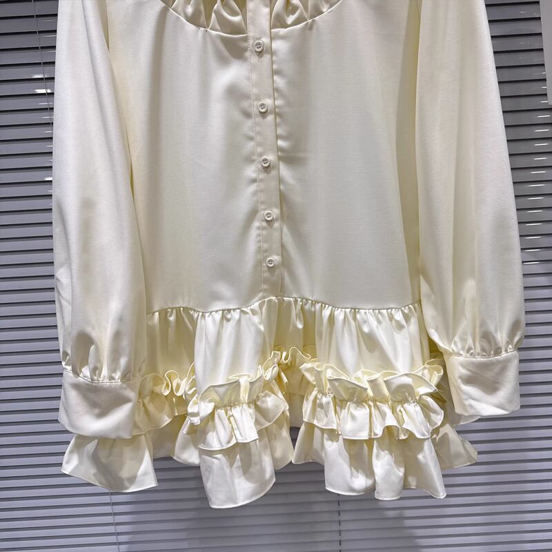 【tops】フレアシャツ Q7899