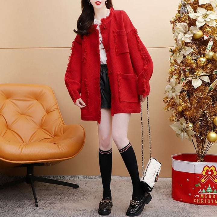 【tops】ニットセーター　M21349