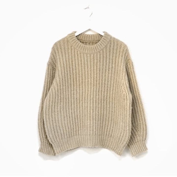 【tops】クルーネックニットセーター　M26660