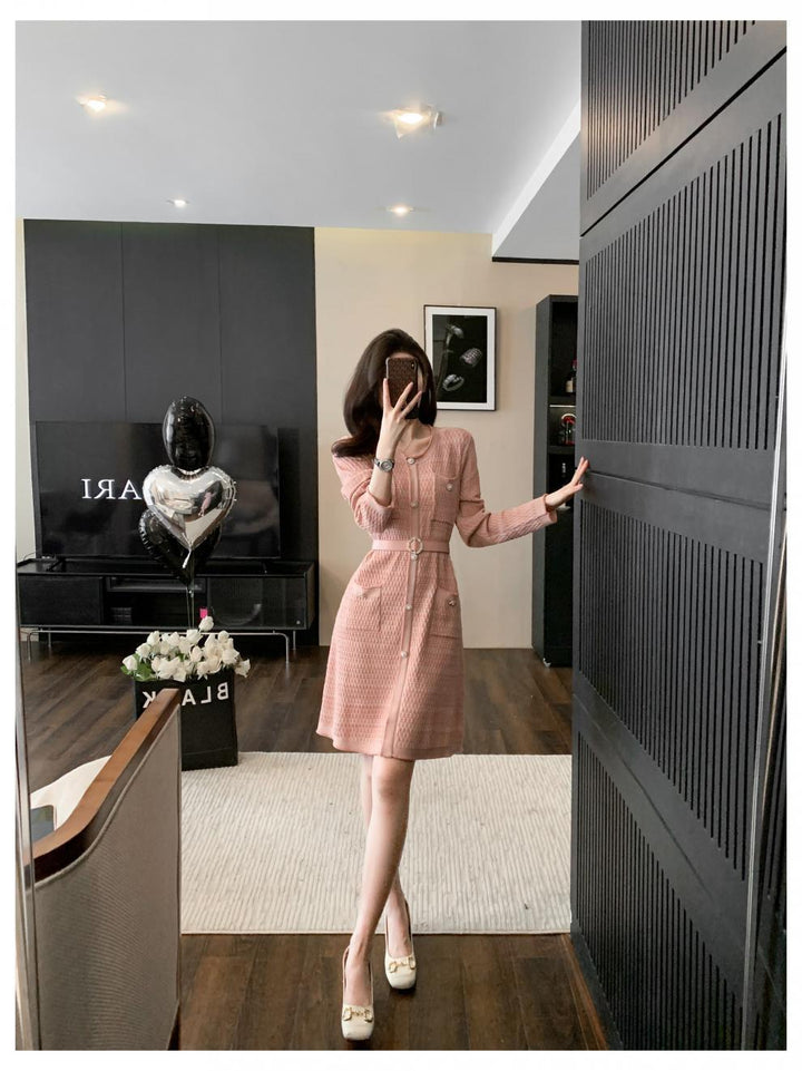 【dress】ニットワンピース　M25608